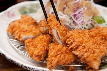  tonkatsu. Pork cutlet. 