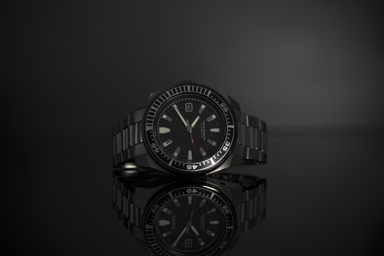 Black Diver Watch