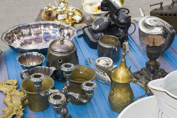 Flea-market in Warsaw