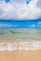 Sand and the beach in the sunny day, Thailand