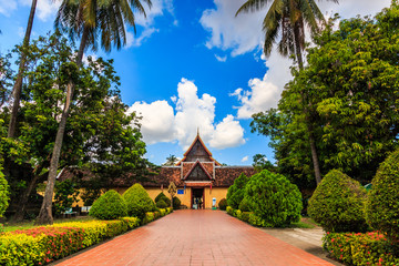Wat Saket  in Vientiane of Laos , It is the public domain or treasure of Buddhism, no restrict in copy or use