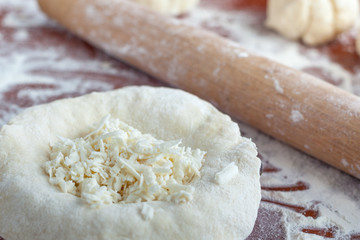 Vareniki - dumplings with cottage and cheese