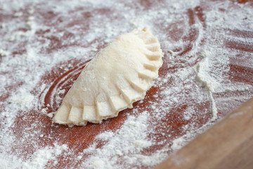 Vareniki - dumplings with cottage and cheese