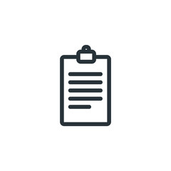 Text note vector icon