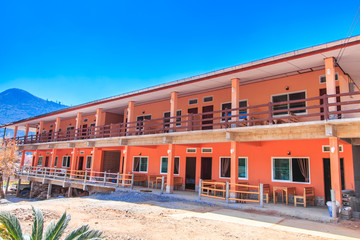 Obraz premium The local hotel in the winter, North of Thailand