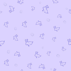 seamless texture rabbit eggs happy easter