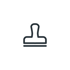 Stamp vector icon