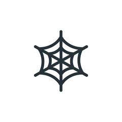 Spide web vector icon