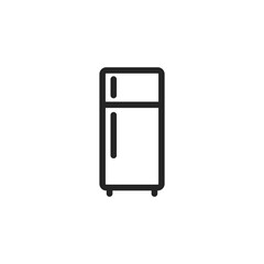 Fridge vector icon, refrigerator symbol. Modern, simple flat vector illustration for web site or mobile app