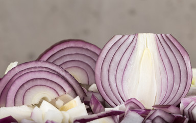 Vitamin and fresh onions