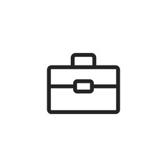 Briefcase vector icon, businessman symbol. Modern, simple flat vector illustration for web site or mobile app