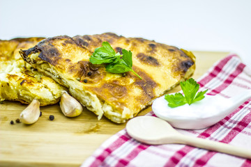 Burek with cheese and/or spinach