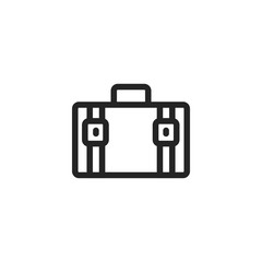 Suitcase vector icon, travel symbol. Modern, simple flat vector illustration for web site or mobile app