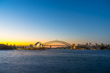 Sydney Harbor Cityscape