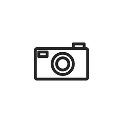 Camera vector icon, mirrorless camera symbol. Modern, simple flat vector illustration for web site or mobile app