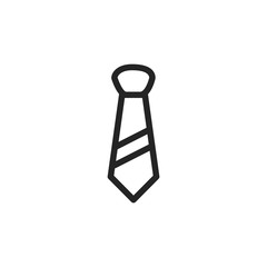 Tie vector icon, business symbol. Modern, simple flat vector illustration for web site or mobile app