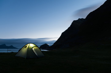 Fading Light - Haukland Beach