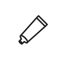 Paste vector icon. toothpaste symbol. Modern, simple flat vector illustration for web site or mobile app