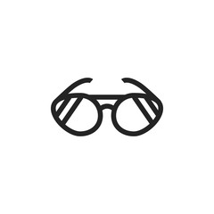 Sunglasses vector icon, fashion symbol. Modern, simple flat vector illustration for web site or mobile app