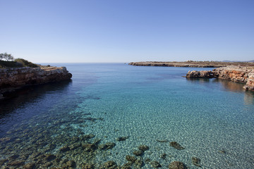 Beach of Cala Morlanda. Majorca. Mallorca