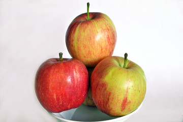 mela, close-up di un piccolo gruppo di mele