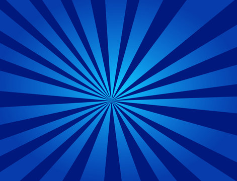 An abstract design of a blue radial background