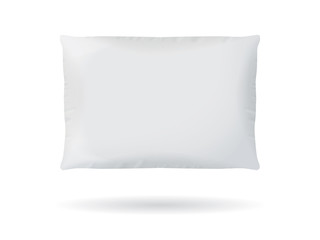 Pillow for your design and logo. Easy to change colors. Mock Up. Vector EPS 10