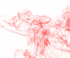 smoke on white background