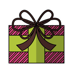 giftbox present isolated icon vector illustration design