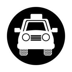 taxi service isolated icon vector illustration design