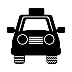 taxi service isolated icon vector illustration design