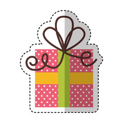 giftbox present isolated icon vector illustration design