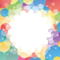 Abstract colorful background with space for text