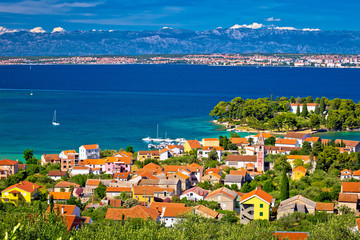 Island of Ugljan waterfront and Galovac view