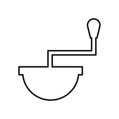 coffee grinder isolated icon vector illustration design