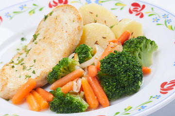 chicken with vegetables