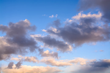 sky with clouds background