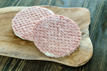 frozen burger cutlets