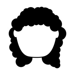 cute woman avatar character vector illustration design