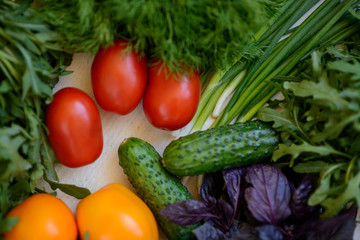 Fototapeta na wymiar Different vegetables closeup,vegetables background