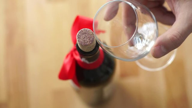 ładna butelka z winem