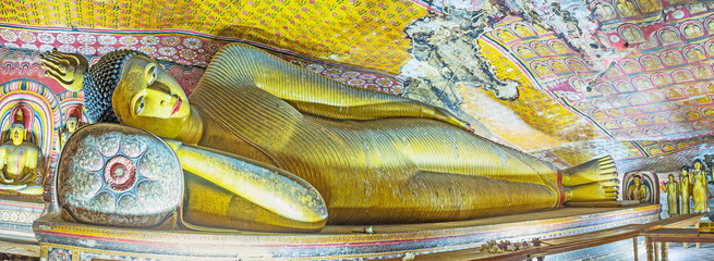 Panorama of Dambulla Cave Temple