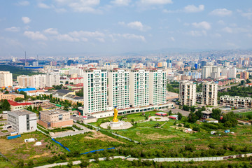 Ulaanbaatar aerial view, Mongolia