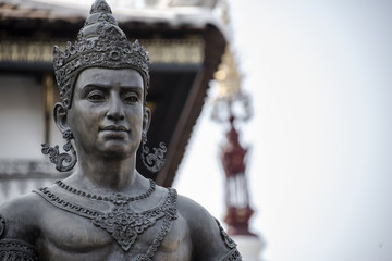 dettaglio di un tempio buddista in Thailandia