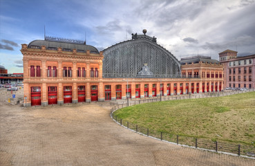 Obraz premium Atocha Railway Station Madrid, Spain