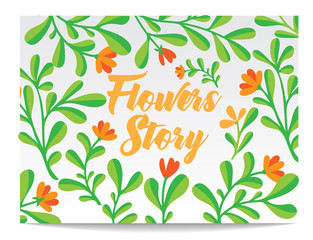 Vector set of invitation cards with watercolor flowers elements and calligraphic letters.