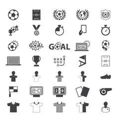 Soccer, football  Icons set. Illustration eps10. Vector