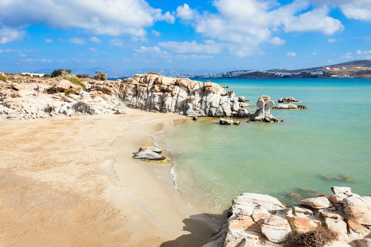 Beach on Paros island
