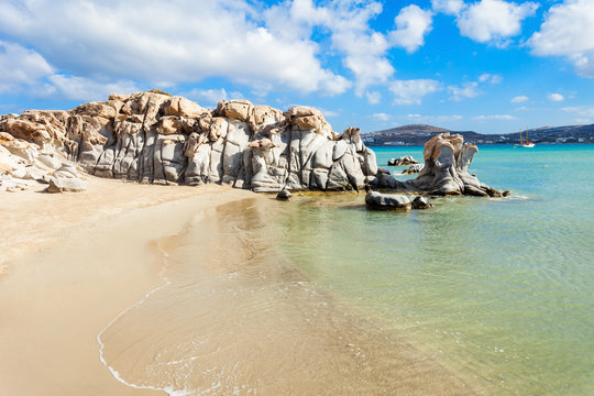 Beach On Paros Island