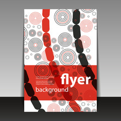 Flyer or Cover Design with Circles 